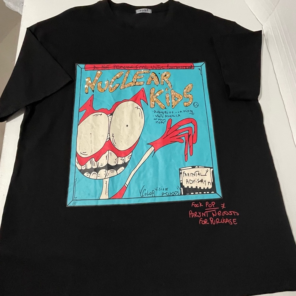Chrome Hearts Matty Boy Inspired “Nuclear Kids” Replica T-Shirt Black L/XL